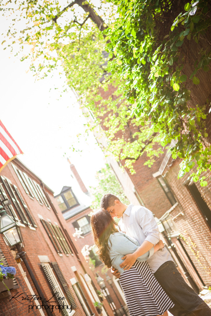 Acorn Street, Boston, Boston Engagement Photography, Boston Wedding Photographer, New Hampshire Wedding Photographer, Kristen Lee Photography