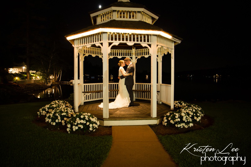 NH Wedding Photographer, Castleton Banquet and Conference Center, Castleton Weddings, Castleton Windham NH, Lake wedding, summer wedding, Kristen Lee Photography, New England wedding photographer, NH wedding photography, night shot, night wedding, night photography